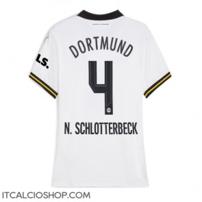 Borussia Dortmund Nico Schlotterbeck #4 Terza Maglia Femmina 2024-25 Manica Corta